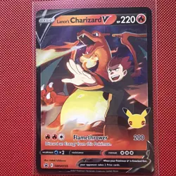 Pokemon Sword & Shield Black Star Promo Lance’s Charizard V SWSH133 NM/M - Image 1