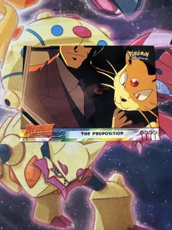 Pokemon Topps The Proposition #5 Mewtwo Strikes Back Blue Logo - Image 1