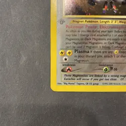 Pokemon TCg Magneton 10/64 - 1st Edition Neo Revelation Holo LP - Image 5