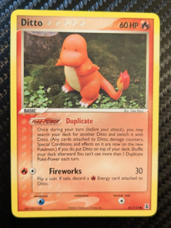 Ditto (Charmander) 061/113 Delta Species 2005 Vintage Pokemon Near Mint - Image 1