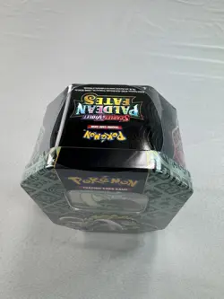 Pokemon Paldean Fates Great Tusk ex Tin (4 Packs) New Sealed English NEW SEALED - Image 2