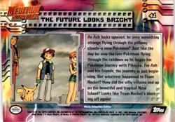 1999 Topps Pokemon the First Movie #41 The Future Looks Bright - Image 2