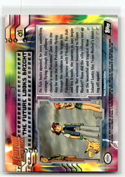 Pokemon Mewtwo Strikes Back The Future Looks Bright 1999 Topps 44 - Image 4