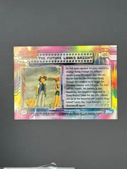 Pokemon Topps Mewtwo Strikes Back The Future Looks Bright #41 - Image 2