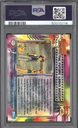 The Future Looks Bright 1999 Pokemon Topps 41 Mew Movie Edition PSA 10 - Image 2