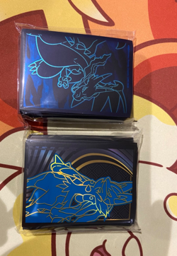 pokemon Tcg - Etb card sleeves - brand new Mega charizard + Mega Lucario - Image 1