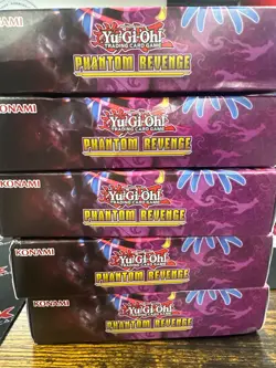 Lot of 5 Yu-gi-oh Phantom Revenge Boxes 1st Edition 4 Packs Per Box 20 Pks TCG - Image 2