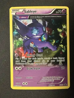 Pokemon TCG Sableye XY92 Black Star Promo Light Play LP Holo 2015 - Image 1