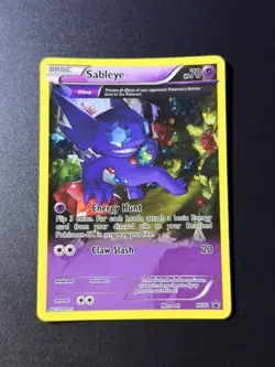 Pokemon TCG Sableye XY92 Black Star Promo Holo 2015 EXC LP - Image 1