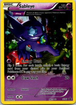 Pokemon TCG Sableye XY Black Star Promos XY92 Holo Promo 2015 NM Near Mint - Image 1