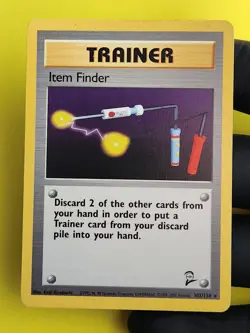 Pokemon Card - Base Set 2 - Trainer Item Finder - 103/130 Light Play - Image 1