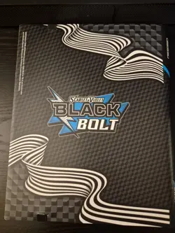 Pokemon TCG: 9 Pocket Black Bolt Binder - Opened, No Packs - Image 2