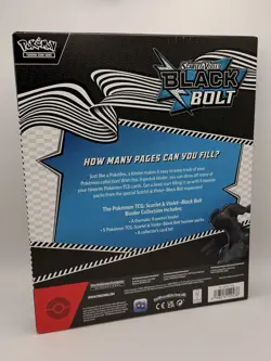 POKEMON TCG Black Bolt Binder Collection | NEW | FREE SHIPPING - Image 3