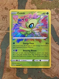 Pokemon Card TCG - Celebi 009/185 Amazing Rare Vivid Voltage Near Mint - Image 1
