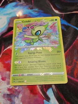Celebi 009/185 Pokemon TCG 2020 Amazing Rare Holo Card Vivid Voltage, - Image 1