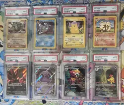 Pokemon PSA NEAR MINT 8 Graded Slab Bundle Lot Pikachu Arcanine Golem Scizor - Image 1