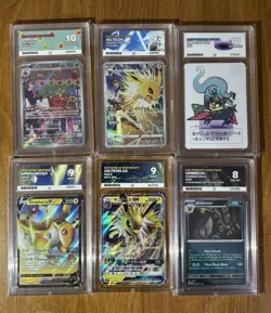 ACE 10 Pokemon Slab Bundle x6 - Japanese AR GX CHR V Taruka Holo Rare PSA CGC NM - Image 1