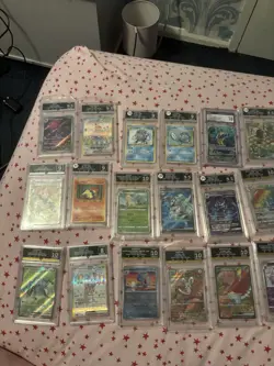 18 x GG GETGRADED Pokemon Slab Bundle Job Lot 10 9.5 9 Not PSA English Japanese - Image 2
