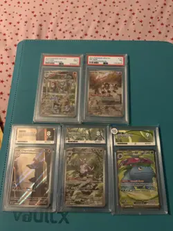 5x PSA Ace 9 8 Slab Bundle Pokemon TCG 151 charmeleon venusaur machoke lot - Image 2