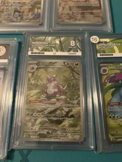 5x PSA Ace 9 8 Slab Bundle Pokemon TCG 151 charmeleon venusaur machoke lot - Image 5