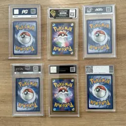 Pokemon Graded Card Slab Bundle x6 PSA CGC AGS PCG Grades 8 8.5 9 10 - Image 3