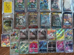 Pokemon TCG Slab, Sealed And Singles Bundle Lot PSA ACE Graded - Image 2