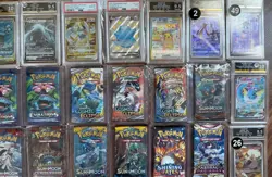 Pokemon TCG Slab, Sealed And Singles Bundle Lot PSA ACE Graded - Image 4