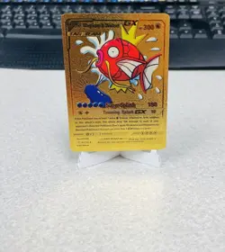Magikarp & Wailord GX 161/181 TAG TEAM - Pokemon Gold Foil Fan Art Card - Image 1