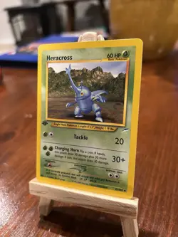 NM/Mint 1st Edition Heracross 41/105 Neo Destiny Pokemon Card ⭐⭐⭐ - Image 2