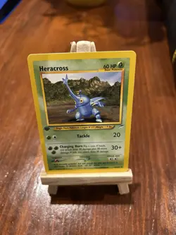 NM/Mint 1st Edition Heracross 41/105 Neo Destiny Pokemon Card ⭐⭐⭐ - Image 4