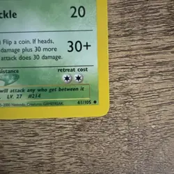 Pokemon Card - Heracross 1st Edition Neo Destiny 41/105 Uncommon MINT Condition - Image 4