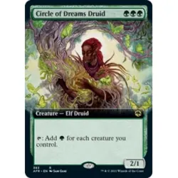 CIRCLE OF DREAMS DRUID (EXTENDED ART) Adventures In The Forgotten Realms AFR MTG - Image 1