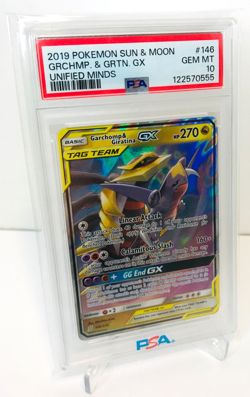 2019 Pokemon Sun&Moon Unified Minds Garchomp & Giratina GX #146 PSA 10 GEM 🔥📈 - Image 3