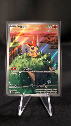 Pokemon Victini 208 Sv: Scarlet & Violet Promo Cards Holo NM - Image 1