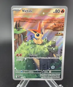 Pokemon TCG Victini Illustration - 208 - SV: Scarlet & Violet Promo Cards NM - Image 1