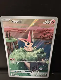 Pokemon Victini Card #208 Sv: Scarlet & Violet Promo Cards Holo. N/M Or Better - Image 1