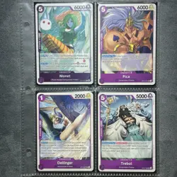 ONE PIECE ENG TCG: PURPLE DOFLAMINGO BUDGET DECK 57 CARD NEAR MINT - Image 4