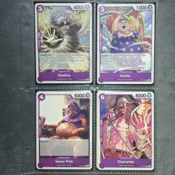 ONE PIECE ENG TCG: PURPLE DOFLAMINGO BUDGET DECK 57 CARD NEAR MINT - Image 5