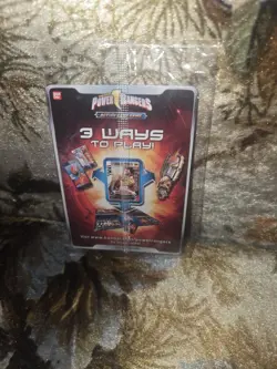 SDCC 2013 Power Rangers Red Green Mighty Morphin Action Card Game Promo P-189 - Image 2