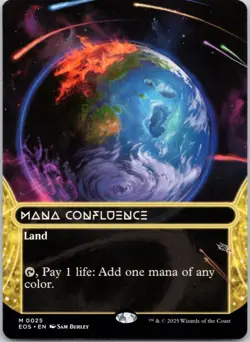 Mana Confluence (0025) (Borderless) 25 Edge of Eternities: Stellar Sights NM MTG - Image 1
