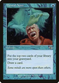 Judgment Mental Note MTG Magic the Gathering NM - Image 1