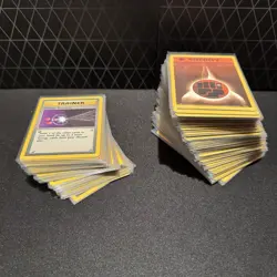 Massive Base Set Pokemon Trainer + Energy Lot 250+ Cards Vintage 1999 WOTC - Image 2