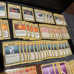 Massive Base Set Pokemon Trainer + Energy Lot 250+ Cards Vintage 1999 WOTC - Image 5