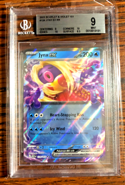 Jynx EX Double Rare #124 - BGS MINT 9 - 2023 Scarlet & Violet 151 - Pokemon TCG - Image 1