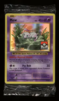 Pokemon XY Evolutions Sealed Pack League Challenge Mew 53/108 3x 1st 2nd 3rd 4th - Image 1