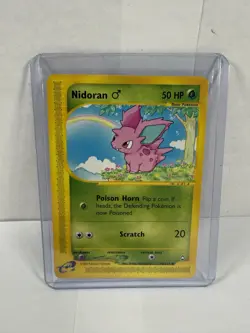 Pokemon Nidoran 96/147 Aquapolis Non Holo Common - Image 1