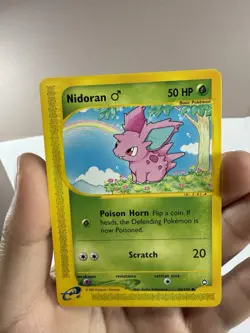Pokemon Nidoran 96/147 Aquapolis Non Holo Common - Image 2