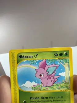 Pokemon Nidoran 96/147 Aquapolis Non Holo Common - Image 3