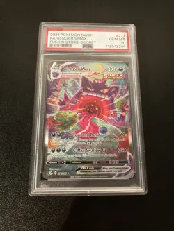 2021 POKEMON SWORD & SHIELD FUSION STRIKE SECRET FA #271 GENGAR VMAX PSA 10 - Image 1