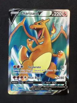 Charizard V Full Art 153/172 Swsh09: Brilliant Stars Holo Sword & Shield Pokemon - Image 1